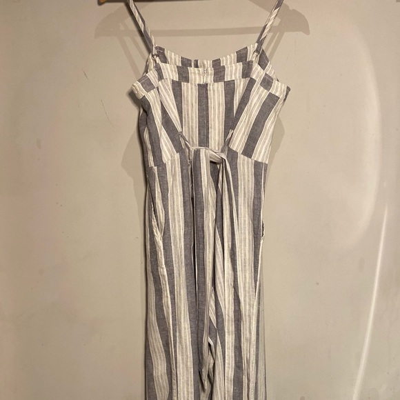 Rails Harper Striped Laguna Linen Blend Jumpsuit - Picture 6 of 8
